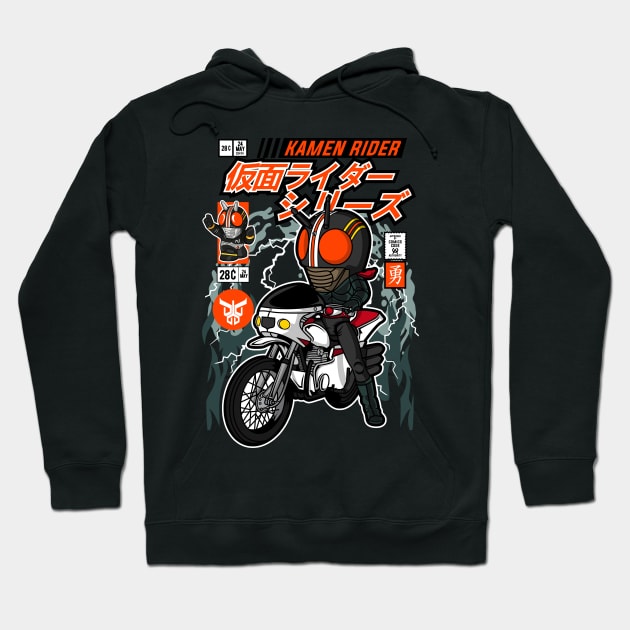 Kamen Rider Comic Cover Hoodie by OniSide